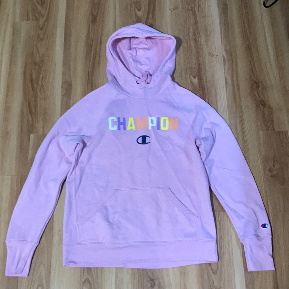 women’s pink champion hoodie